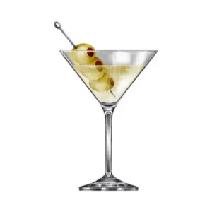 Acrylic Napkin Weight - Martini